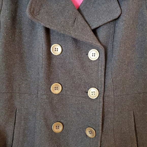 Charlotte Russe Women's Belted Pea Coat - Picture 2 of 6